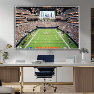 Chicago Bears Soldiers Field Wall Art Canvas Print – Framed