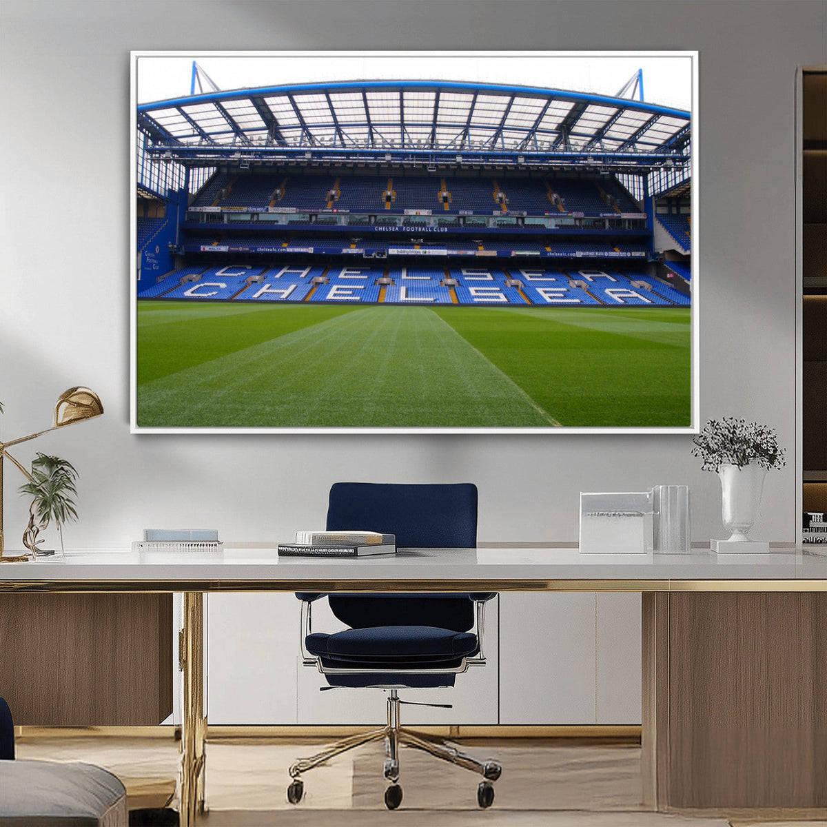 Stamford Bridge Chelsea Football Stadium Canvas Wall Art