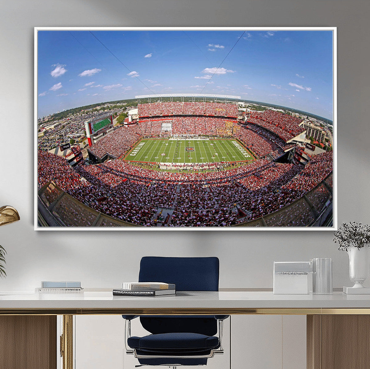 William Brice Stadium Wall Art Canvas Print – Stadium Crowd