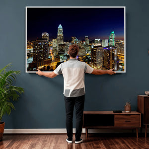 Atlanta Skyline Wall Art Canvas Print – Modern Cityscape