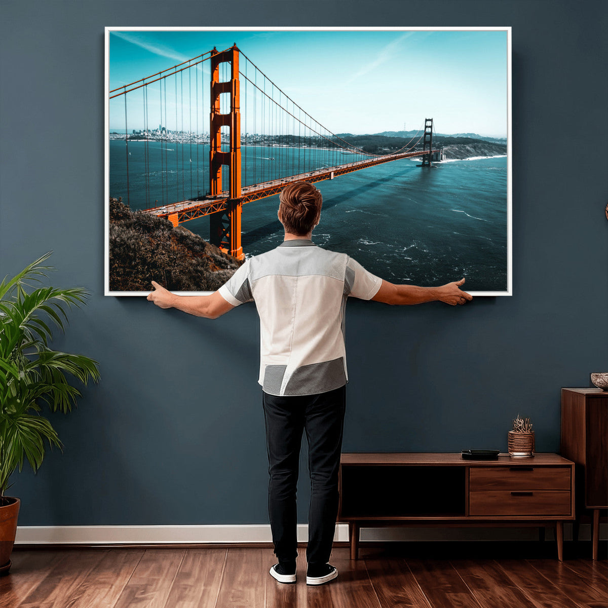Golden Gate Bridge Wall Art Canvas Print – San Francisco