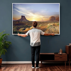 Monument Valley Desert Wall Art Canvas Print, Southwest