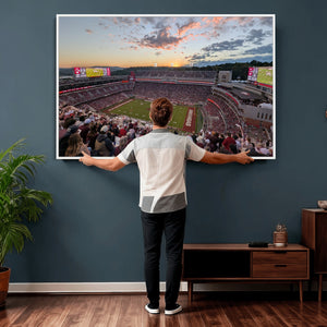 Donald W. Reynolds Razorback Stadium Wall Art Canvas Print –
