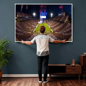 Oklahoma Memorial Stadium Wall Art Canvas Print – Oklahoma