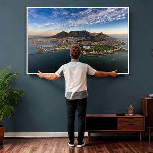Cape Town Wall Art Canvas Print – Table Mountain Coastal