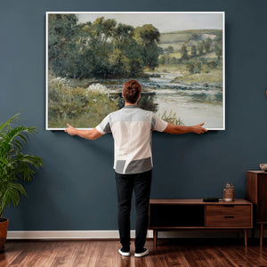 Streamside by Edward Mitchell Bannister Wall Art Canvas