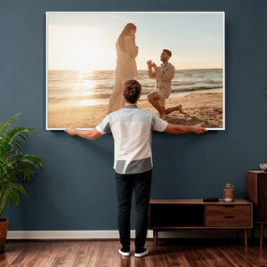 Custom Photo Framed Canvas Wall Art, Personalized Picture Print