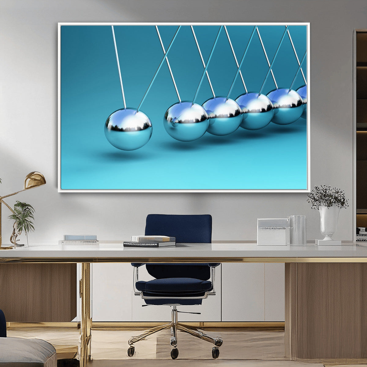 Newton Wall Art Canvas Print
