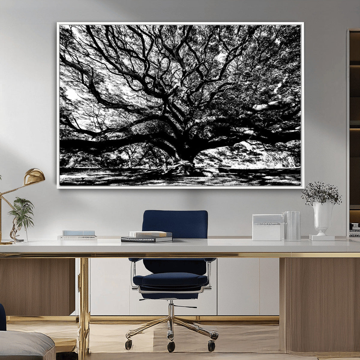 Mighty Angel Oak Wall Art | Angel Oak Tree Art Print