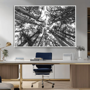 Trees Contemporary Art Canvas Print