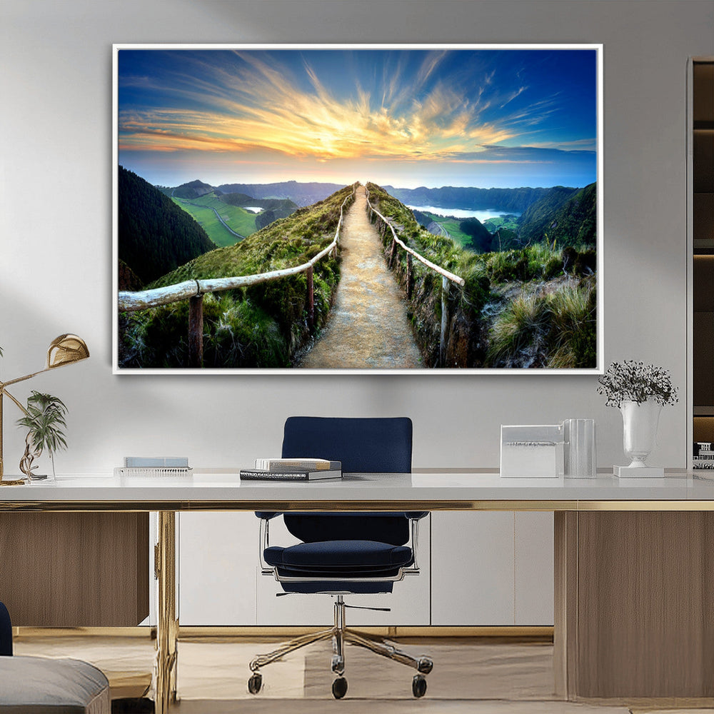 Mountain Landscape Wall Art Canvas Print
