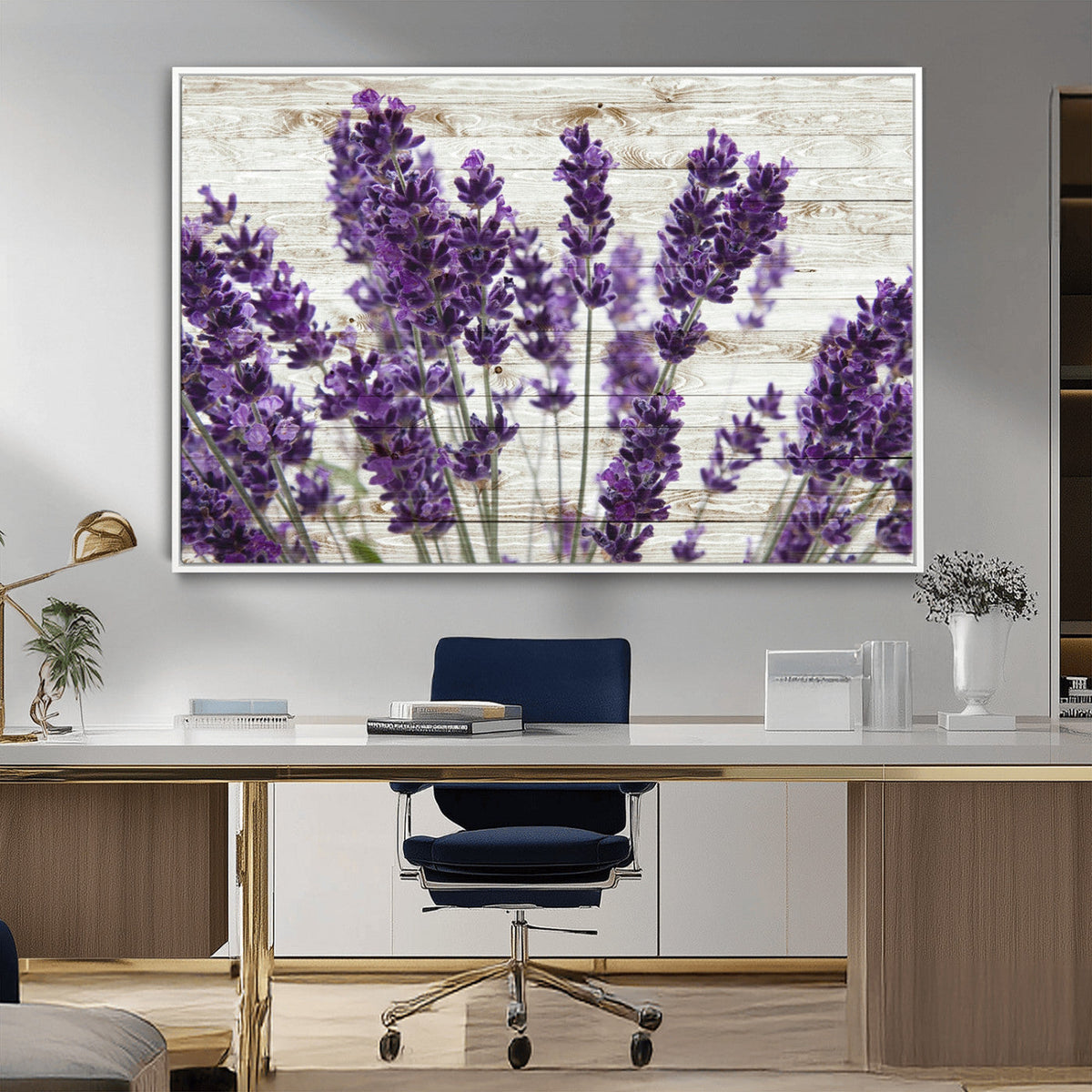 Lavender Herb Wall Art Canvas Print