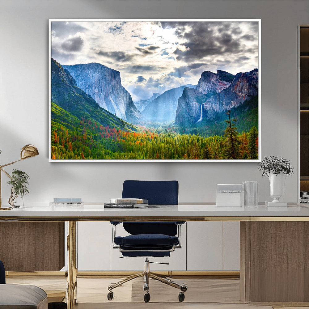 Yosemite National Park El Capitan Landscape Wall Art,
