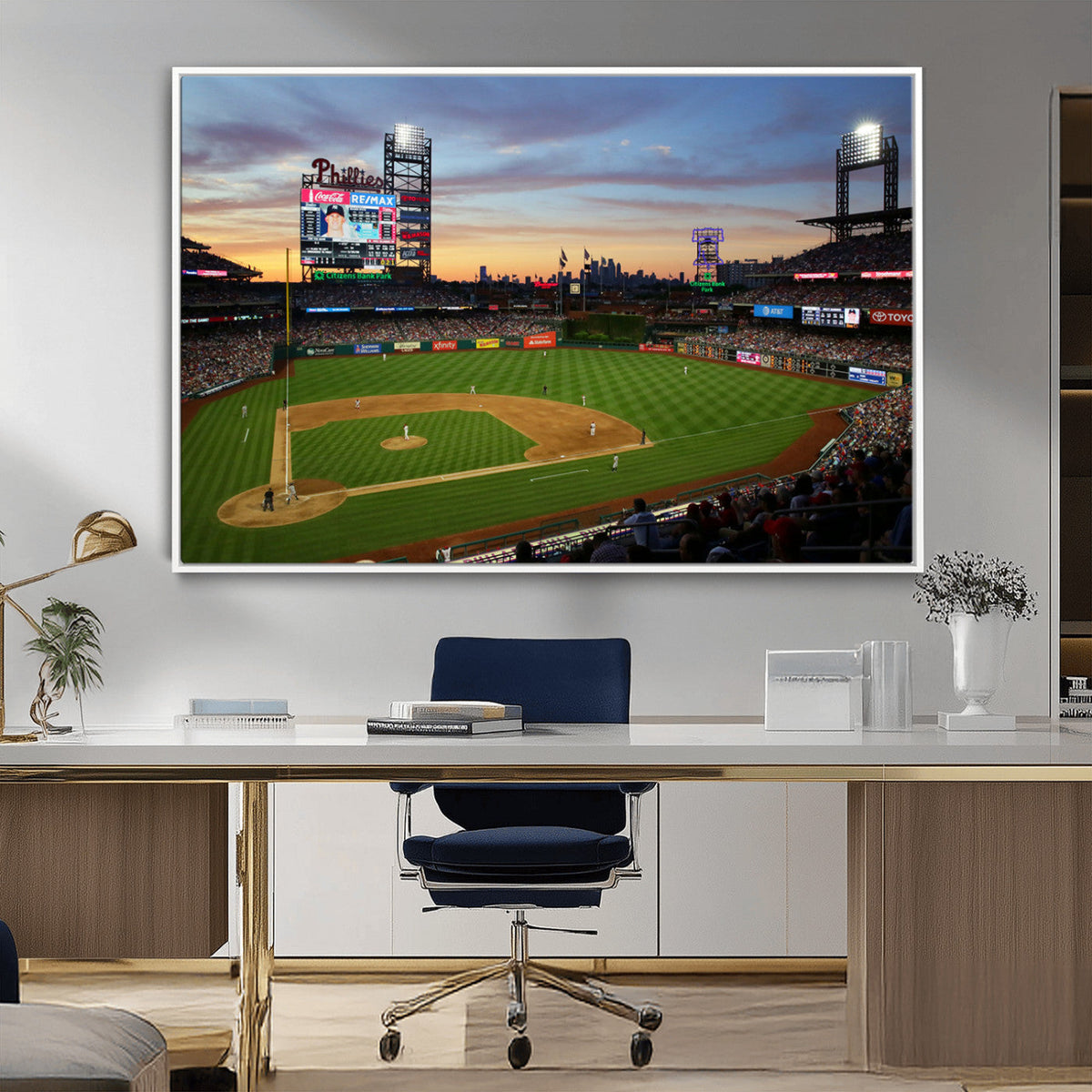 Citizens Bank Park Philadelphia Phillies Wall Art Canvas |