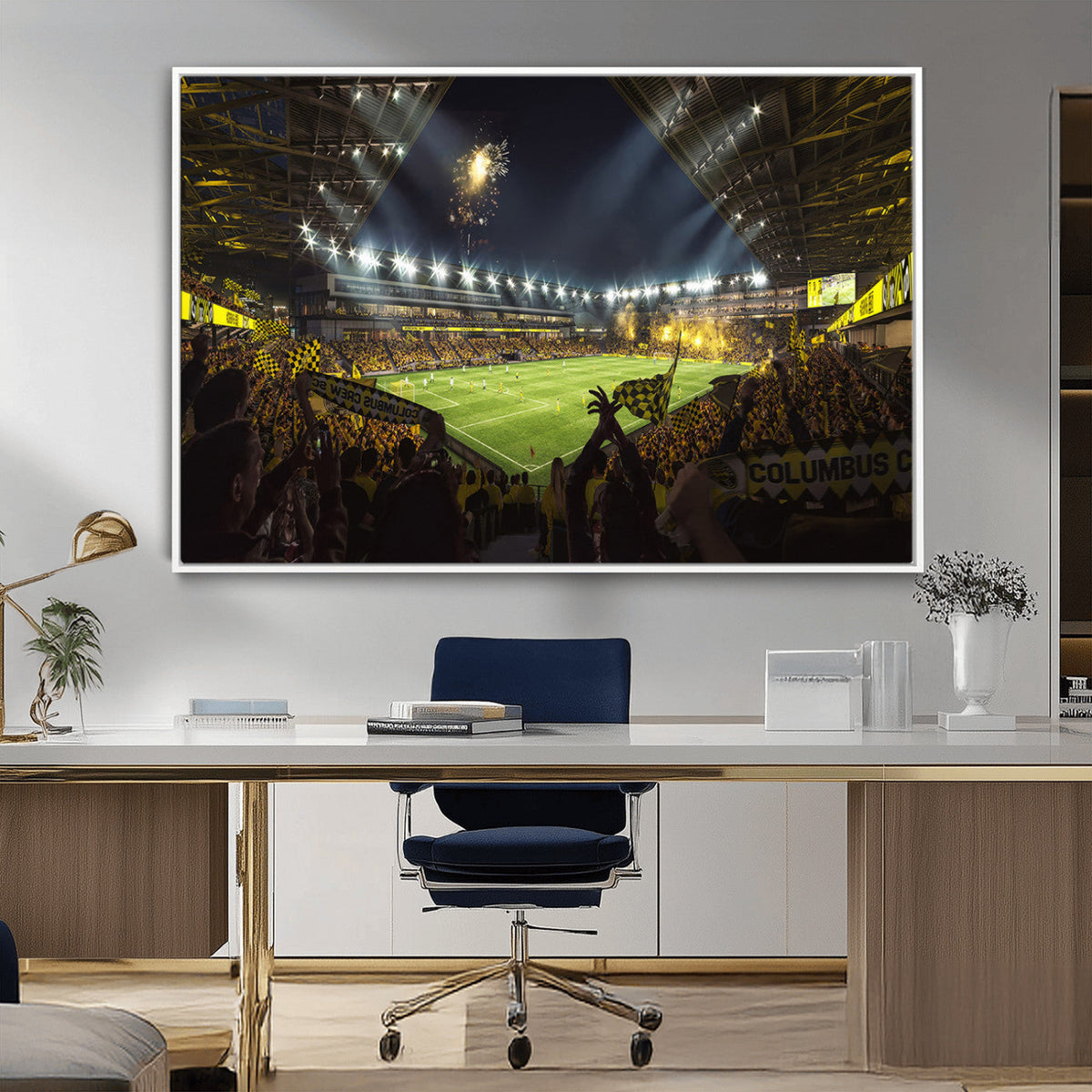 Columbus Crew Soccer Team Print - Columbus Crew Stadium Wall