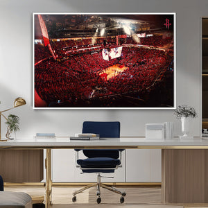 Houston Rockets Basketball Team Print Canvas- Houston Toyota