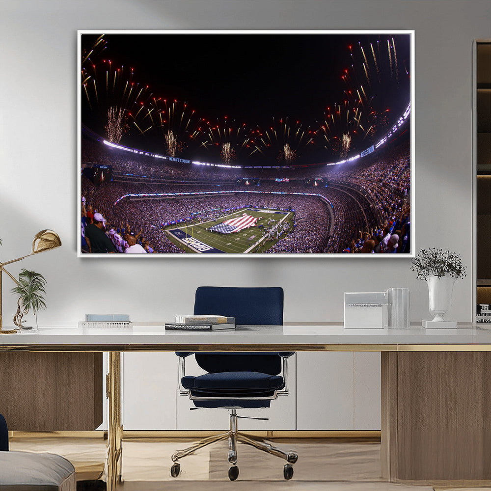 New York Giants Football Team Print - East Rutherford