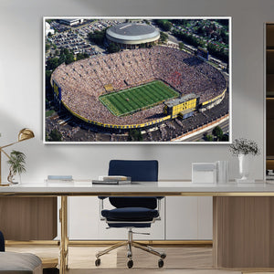 Michigan Wolverines Football Team Print - Ann Arbor Michigan