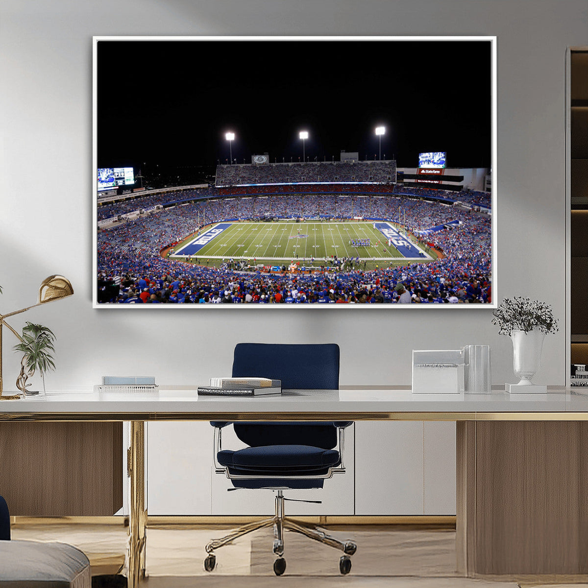 Buffalo Bills Wall Art - Buffalo Bills Stadium Canvas Print,
