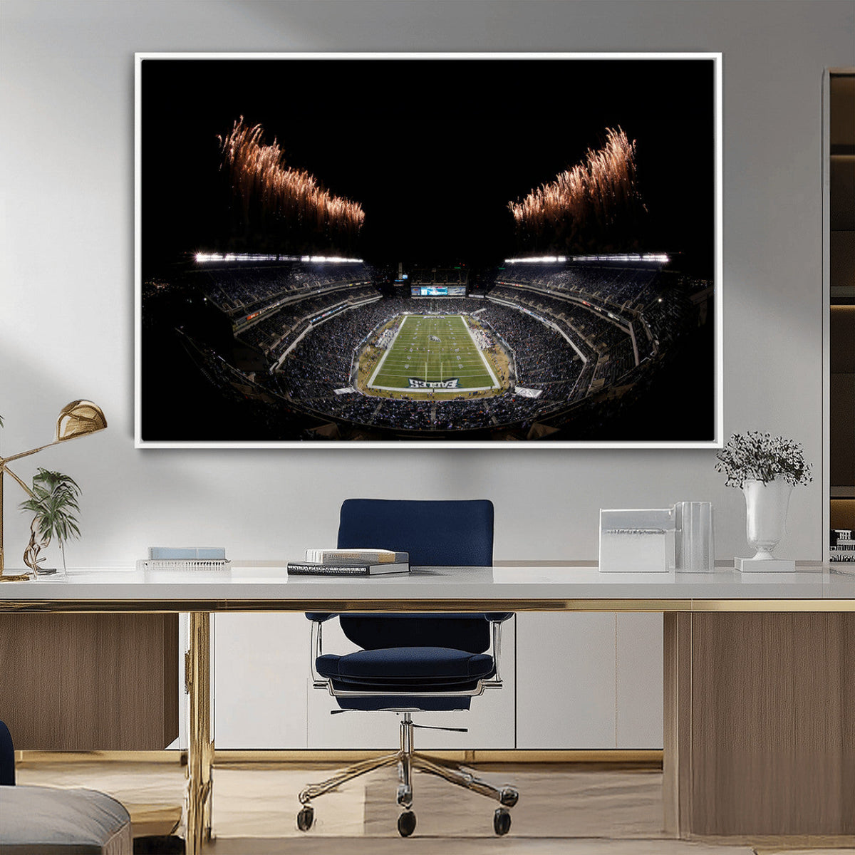 Eagles Field Stadium Wall Art | Philadelphia Eagles Football