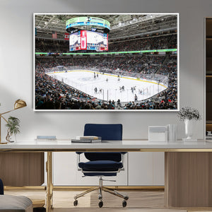 Sharks Arena Blackhawks Sharks Ice Hockey Stadium Wall Art