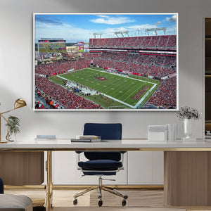 Florida Tampa Raymond James Stadium Wall Art Canvas Print -