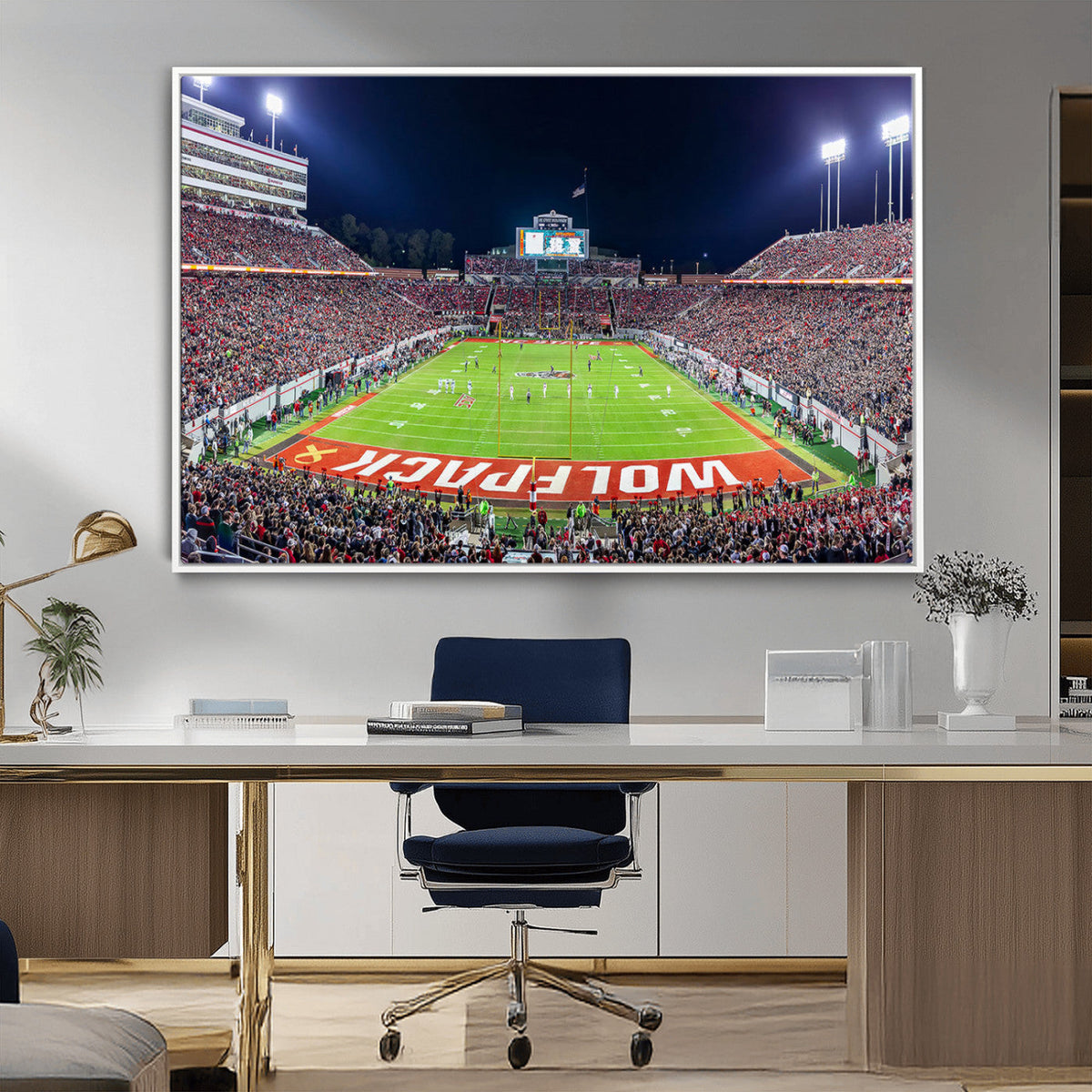 NC State Wolfpack Canvas Print - Raleigh Carter-Finley