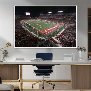 Houston Cougars Football Team Print - Houston TDECU Stadium