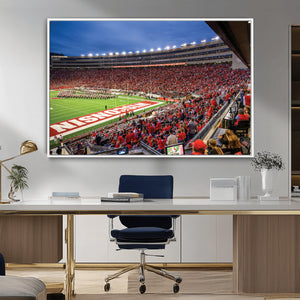 Wisconsin Badgers Football Team Print - Madison Camp Randall