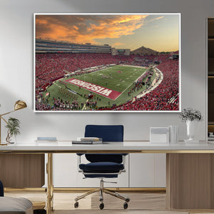 Camp Randall Stadium Wisconsin Badgers Large Wall Art Canvas