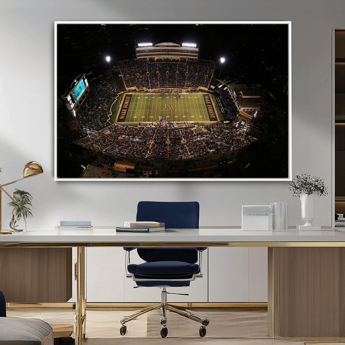 Wake Forest University Demon Deacons Canvas Printi, Football