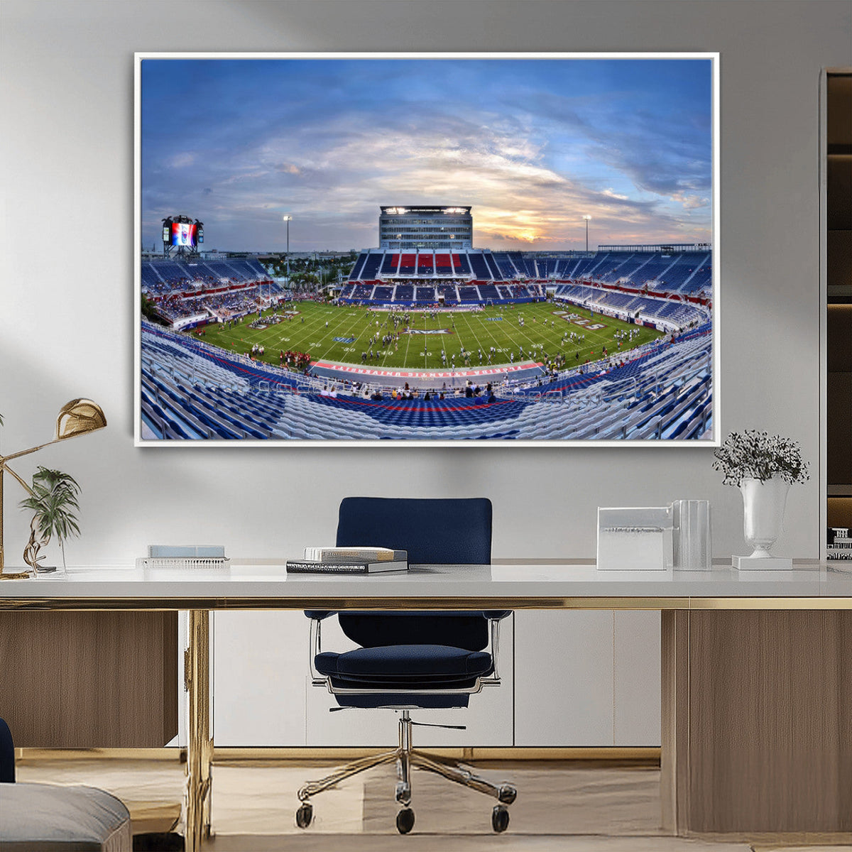Florida Atlantic University Owls Football Team Print - Boca