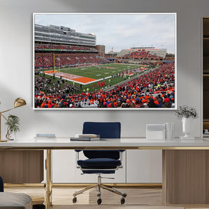 University of Illinois Fighting Illini Football Team Print -