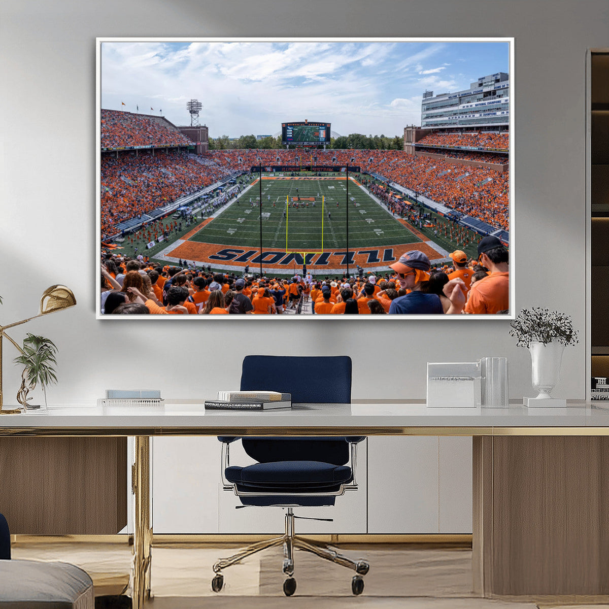University of Illinois Fighting Illini Football Team Print