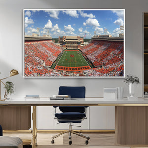 Oklahoma State Cowboys Football Team Print - Stillwater