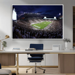 Michigan State Spartans Canvas, Framed Football Team Print -