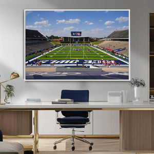 Rice University Owls Football Team Print - Houston Rice