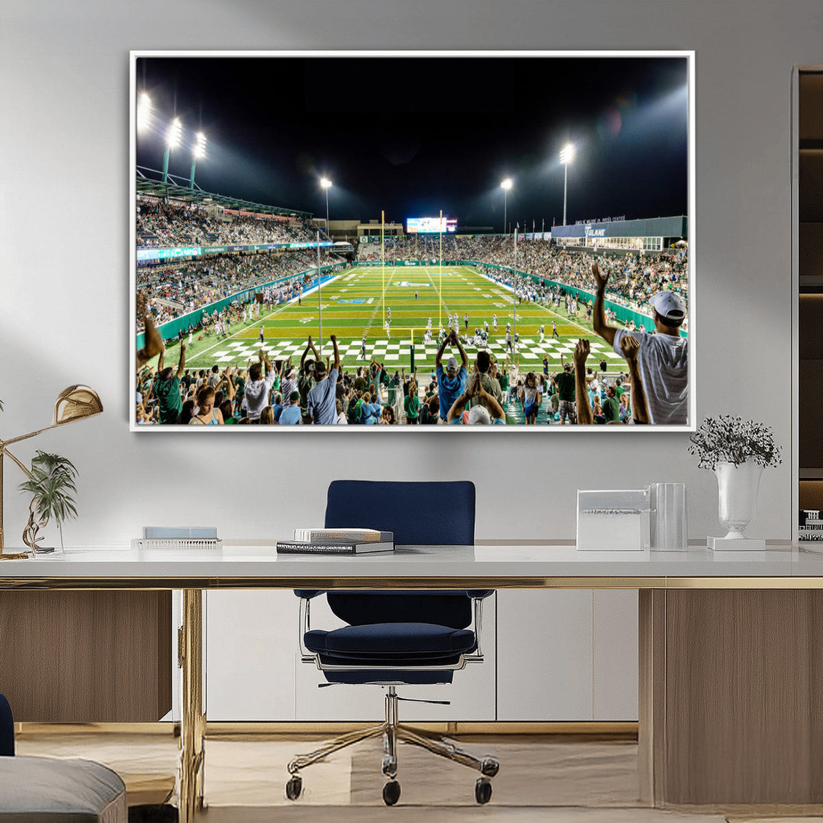 The Tulane University Green Wave Football Team Print - New