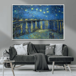 Vincent van Gogh Starry Night over the Rhone Abstract Wall