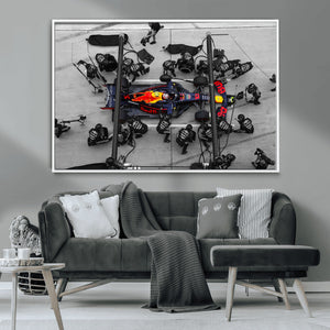 RedBull Formula 1 Canvas Wall Art Print