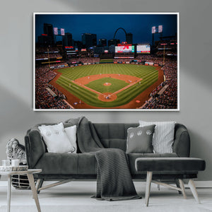 St. Louis Cardinals Baseball Team Print - Busch Stadium Wall