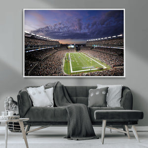New England Patriots Football Team Print - Foxborough