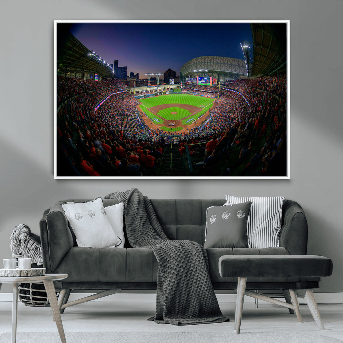 Houston Astros Baseball Print Canvas - Houston Minute Maid