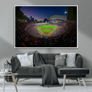 Houston Astros Baseball Print Canvas - Houston Minute Maid
