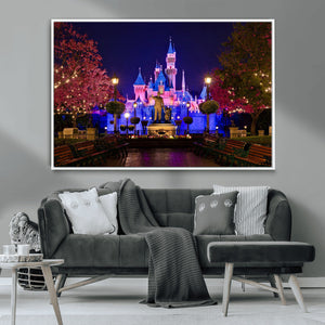 Castle Large Wall Art Disney Magic Kingdom Kids Room Decor -