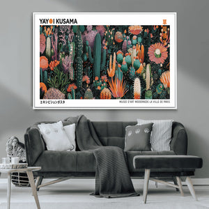 Modern Japanese Wall Art Canvas Print – Framed Abstract