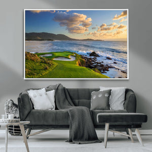 Pebble Beach Golf Links Wall Art Canvas Print – Iconic