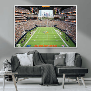 Chicago Bears Soldiers Field Wall Art Canvas Print – Framed