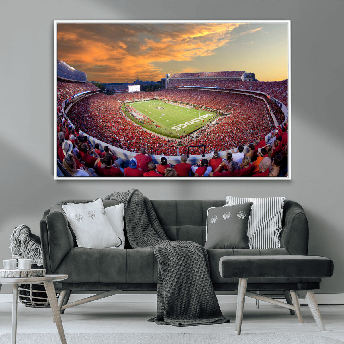 Dooley Stadium Wall Art, Sports Arena Canvas Print, Dooley