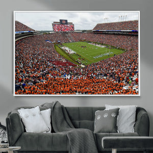 Jordan-Hare Stadium Wall Art Canvas Print, College Sports